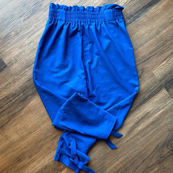 Grace Karin Vibrant Blue High-Waisted Pants (M) - Picture 4 of 4